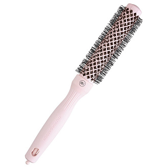 Термобрашинг Olivia Garden ID2221, Expert Blowout Speed XL Wavy Bristles Pastel Pink, 25 мм, розовый
