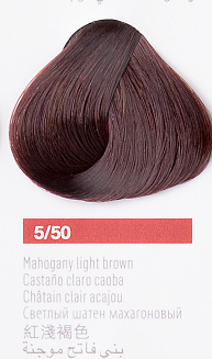 Краска для волос Lakme Collage new 5/50, светлый шатен махагоновый, 60 мл