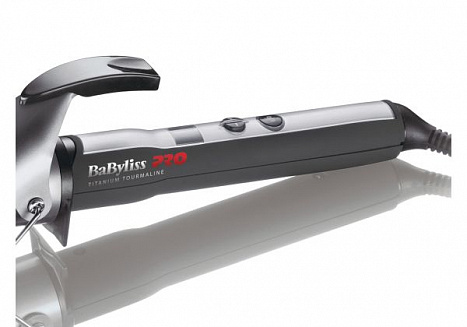 Плойка для завивки волос BaByliss Pro 38мм с терморегуляцией титан + турмалин