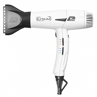 Фен Parlux Elysium Air Ionizer, 2300Вт, ионизация, 3 режима, 3 скорости, белый