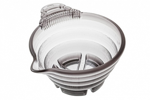 Миска для окрашивания Y.S.park PTB Clear black Pro Tint Bowl, прозрачный черный, внутри с мерной шкалой, 350 мл