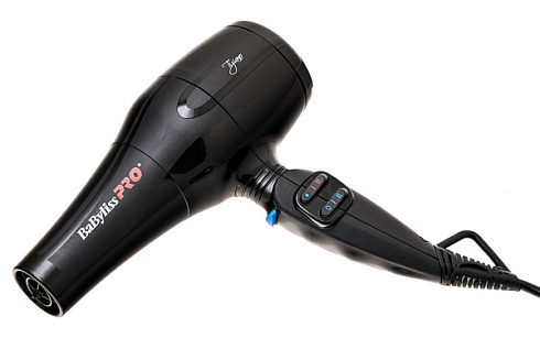 Фен Babyliss Pro Tiziano BAB6330RE, черный, мощность- 2300 Вт