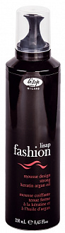 Мусс для укладки волос сильной фиксации Lisap Fashion Mousse Design Strong,250 мл