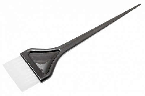 Кисть для окрашивания волос широкая чёрная Harizma