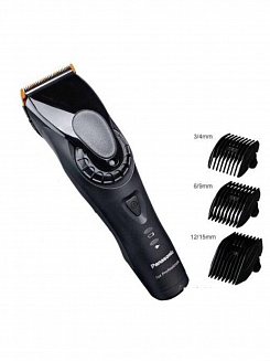 Машинка для стрижки волос Panasonic ER-GP80, линейный двигатель , 3 двухсторонние насадки,  профессиональная