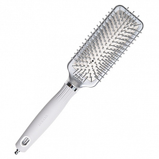 Щётка для укладки волос EXPERT CARE RECTANGULAR Nylon Bristles Silver S