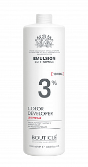 Оксидант-лосьон 3% - Bouticle color developer 10 vol 1000 мл