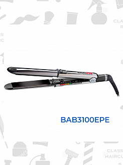 Щипцы для выпрямления волос Babyliss Pro Elipsis 3100, корпус из нержавеющей стали, 5 температурных режима