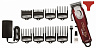 Машинка для стрижки Wahl Magic Clip Cordless 5 stars 3027252 (8148-316H) red, питание- аккумулятор/сеть, 8 насадок