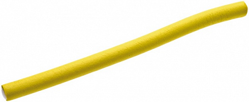 Бигуди (бумеранги) жёлтые 18см х 12 мм 12шт SIBEL