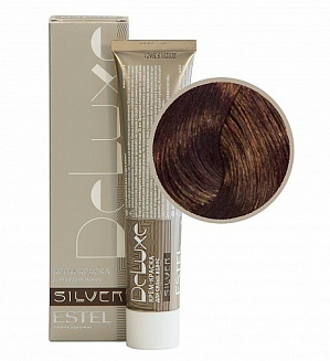 Estel Professional 6/54 крем-краска  Deluxe silver, темно-русый красно-медный 60 мл