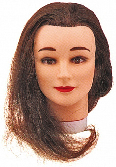 Голова учебная 35-40см шатен