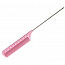 Расчёска с хвостиком Y.s.park 132 dolly pink, розовая, мелкие зубцы, 25 см, длина хвостика-12.5 см