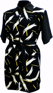 Халат парикм.  Палитра  желтый M