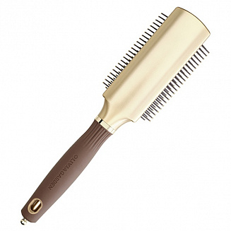 Щётка для укладки волос EXPERT STYLE CONTROL Nylon Bristles GoldBrown 9 рядов, Olivia Garden
