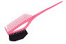 Кисточка для окрашивания с расчёской Y.s.park 640 pink, розовая, волнистая щетина