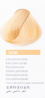 Краска для волос Lakme Chroma 10/30, очень светлый блондин золотистый, безаммиачная, перманентная, 60 мл