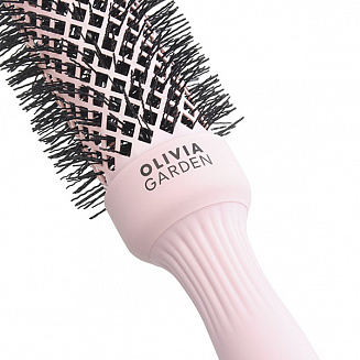 Термобрашинг Olivia Garden ID2222, Expert Blowout SpeedXL Wavy Bristles Pastel Pink, 35 мм, розовый