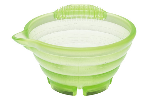 Миска для окрашивания Y.S.park PTB Green Pro Tint Bowl,  прозрачный зелёный, с мерной шкалой внутри, 350 мл