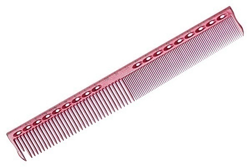 Расчёска для стрижки Y.S.park G45 pink, с линейкой, 22см, розовая