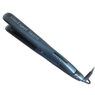 Щипцы для выпрямления волос Harizma Slim Expert h10335LED cyan, размер пластин 11*2.4 см