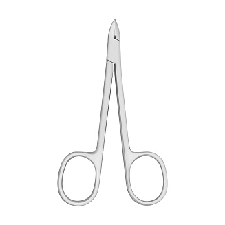 Nippon Nippers. Кусачки для педикюра Глазки. Лезвие без пятки 9 мм. Матовые