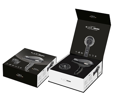 Фен Gamma Piu E-T.C. MINI черный 1200 Вт