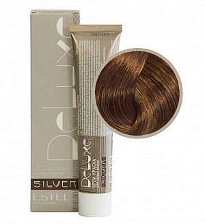 Estel Professional 6/4 крем-краска  Deluxe silver, темно-русый медный 60 мл