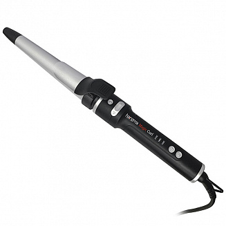 Плойка конусная Harizma Magic Curl, керамико-турмалиновая, вращение в двух направлениях, 3 режима нагрева, от 19-33 мм