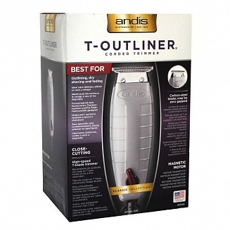 Сетевая окантовочная машинка для стрижки волос с Т-образным ножом T-Outliner GI, Andis