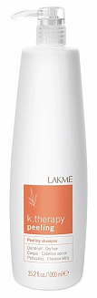 Шампунь против перхоти для сухих волос PEELING SHAMPOO DANDRUFF DRY HAIR, LAKME, 1000 мл.