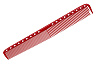 Расчёска для стрижки Y.s.park 335 red, красная, 21.5 см, многофункциональная