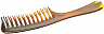 Расческа-гребень 20,5 см желто-коричневая TITANIA