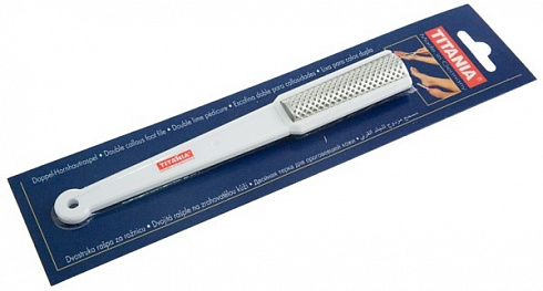 Рашпиль двусторонний для сухой кожи TITANIA