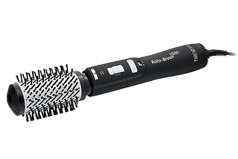 Фен- щётка Harizma Roto-Brush 1000 Ionic h10212, 2 насадки, 2 скорости, реверсное вращение, 1000 Вт