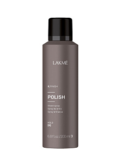 Спрей для блеска волос Lakme Polish, арт 46062, устойчив к влаге, устраняет пушистость, 200 мл