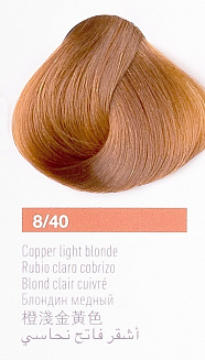 Краска для волос Lakme Collage new 8/40 , блондин медны, перманентная, 60 мл