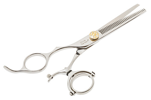 Филировочные ножницы для левши Olivia Garden Swivelcut 6.35 , SH-SW1PC-TL63J, 36 зубцов, с поворотным кольцом