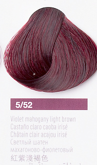 Краска для волос Lakme Collage 5/52, cветлый шатен махагоново-фиолетовый , 60 мл