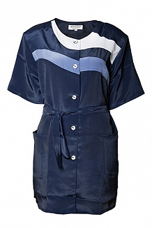 Халат парикмахерский Niagara синий размер S