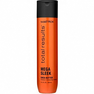 Шампунь для гладкости непослушных волос с маслом ши Total Results Mega Slick 300 мл