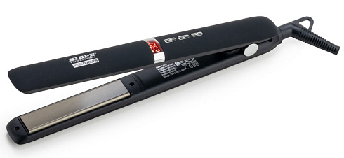 Щипцы для выпрямления волос Kiepe Hair Styler 8280.6, цвет- черный, титановое покрытие, LED- дисплей