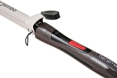 Плойка  для завивки волос Harizma Super Jumbo h10344LED-25, керамика/турмалин, диаметр- 25 мм