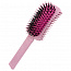 Щетка массажная Combo из экологичного пластика с добавлением соломенного волокна розовая