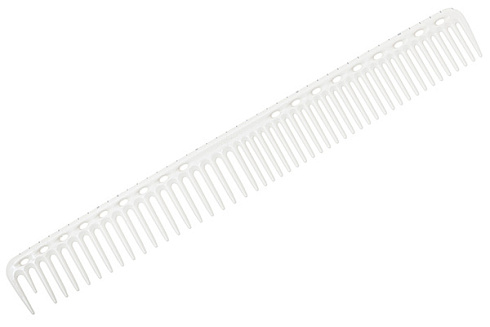Расчёска для стрижки с линейкой Y.s.park G33 white, белая, длина-22.8 см, ширина- 3 см
