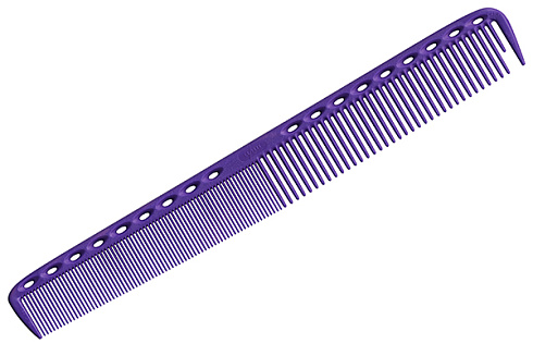 Расчёска для стрижки  Y.s.park 335 purple, фиолетовая, многофункциональная, 21.5 см