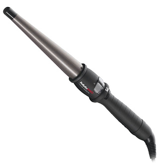 Плойка для локонов BaByliss Pro конусная титан + турмалин 19-32 мм