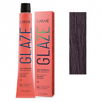 Краска для волос Lakme Glaze 6/20 Graphite, полуперманентная, без аммиака, графит, 60 мл