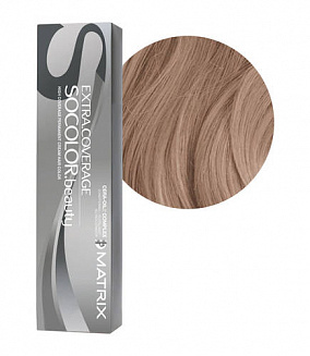 Краска для волос Matrix Socolor Extra Coverage 508М, светлый блондин мокко, перманентная, 90 мл