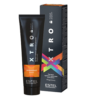 Estel Professional пигмент прямого действия для волос  Xtro black оранжевый 100 мл